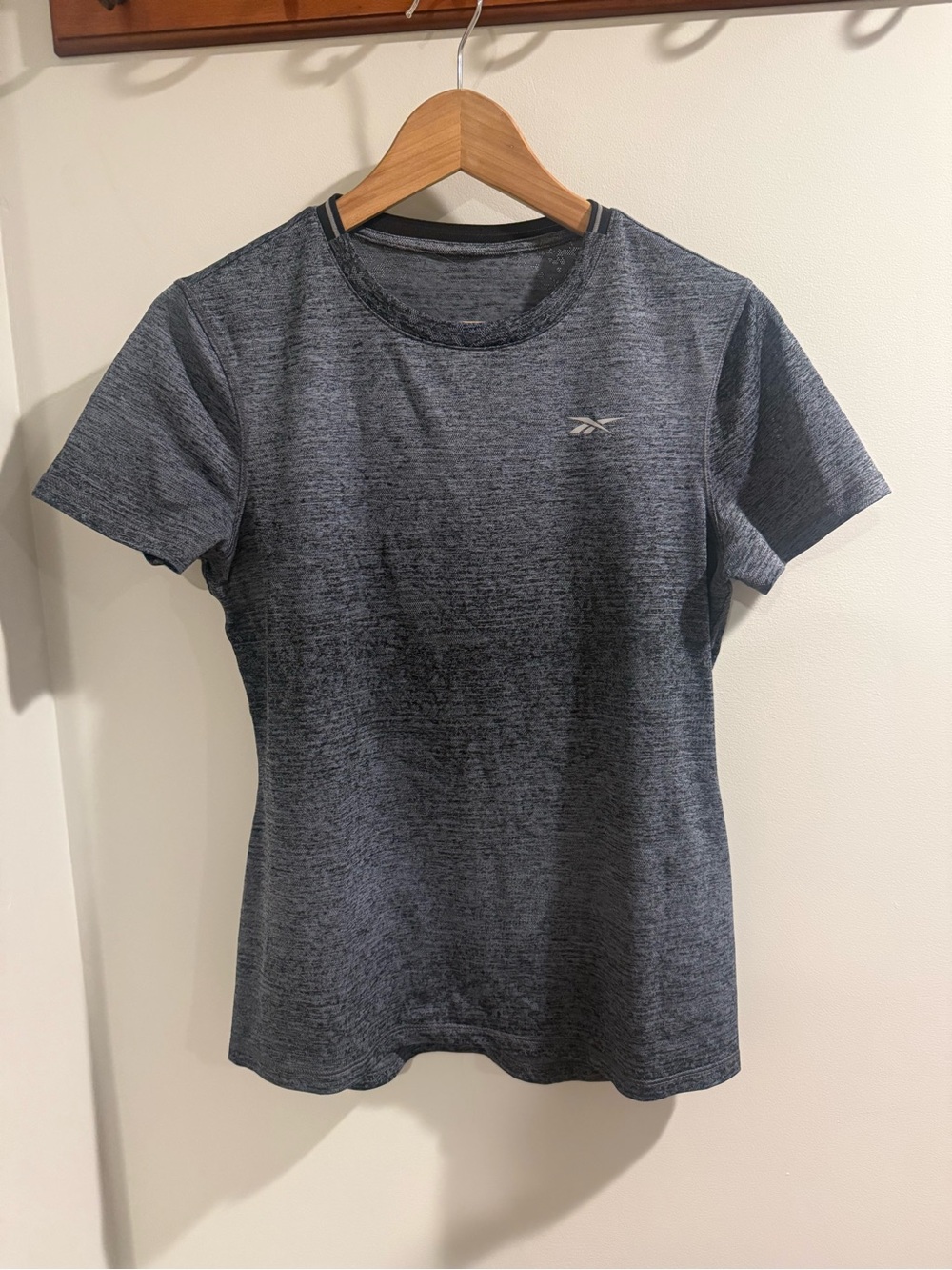 Reebok Women’s Dark Heather Gray Short Sleeve Performance Tee